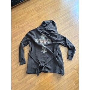 Ariat Cross Cardigan Brown Duster Jacket Women's XL